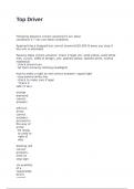 Top Driver exam with 100&percnt; correct answers 2025