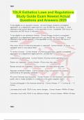 TDLR Esthetics Laws and Regulations Study Guide Exam Newest Actual Questions and Answers 2025