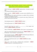 COLUMBIA BARTENDING AGENCY EXAM &lpar;UPDATED&rpar; QUESTIONS WITH COMPLETE ANSWERS