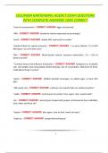 COLUMBIA BARTENDING AGENCY EXAM QUESTIONS WITH COMPLETE ANSWERS 100&percnt; CORRECT