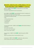 BUSFIN 3220 EXAM 2 UPDATED ACTUAL  Exam Questions and CORRECT Answers