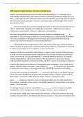 MHA Peregrine Example Questions and Answers Already Passed 