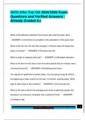 D076 After Fail OA 2024&sol;2025 Exam  Questions and Verified Answers &vert;  Already Graded A&plus;