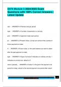 D076 Module 5 2024&sol;2025 Exam  Questions with 100&percnt; Correct Answers &vert;  Latest Update 