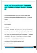 D076 Test 2024&sol;2025 Exam Questions  and Verified Answers &vert; Already Graded  A&plus;