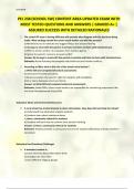 PEL 238 &lpar;SCHOOL SW&rpar; CONTENT AREA UPDATED EXAM WITH MOST TESTED QUESTIONS AND ANSWERS &vert; GRADED A&plus; &vert; ASSURED SUCCESS WITH DETAILED RATIONALES 