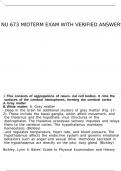 NU 673 Midterm Exam with verified answers