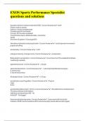 EXOS Performance Specialist s  EXAM PACKAGE DEAL&comma; SUCCESS GUARANTEED 2025&period;