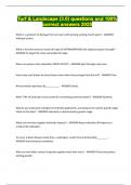 Turf & Landscape &lpar;3&period;0&rpar; questions and 100&percnt; correct answers 2025