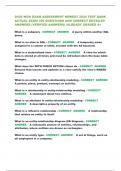 D426 WGU EXAM ASSESSMENT NEWEST 2024 TEST BANK  ACTUAL EXAM 300 QUESTIONS AND CORRECT DETAILED  ANSWERS &lpar;VERIFIED ANSWERS&rpar; &vert;ALREADY GRADED A&plus; 