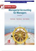 Test Bank for Managerial Accounting for Managers&comma; 6th Edition by Eric Noreen&comma; Peter Brewer and Ray Garrison All Chapters 1-12 Complete Newest Version