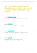 WGU C213 2025 Accounting for Decision  Makers Questions with Correct Answers Well  Accredited and Elaborated for a Sure Pass  &lpar;Score A&rpar;