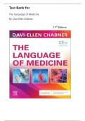 Test Bank for The Language Of Medicine 13th Edition &lpar;Author&colon; Davi-Ellen Chabner&rpar; All Chapters 1-22
