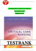 Test Bank for Introduction to Critical Care Nursing&comma; 7th Edition by Mary Lou Sole&comma; 9780323377034 &comma; Covering Chapters 1-21 &vert; Includes Rationales