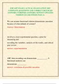 EDF 6437 EXAM 1 ACTUAL EXAM LATEST 2025 COMPLETE QUESTIONS AND CORRECT DETAILED ANSWERS &lpar;VERIFIED ANSWERS&rpar; NEWEST UPDATED VERSION &vert;GUARANTEED PASS A&plus;