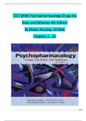 TEST BANK For Psychopharmacology&colon; Drugs&comma; the Brain&comma; and Behavior&comma; 4th Edition By Meyer Nursing&comma; Verified Chapters 1 - 20&comma; Complete Newest Version