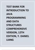 Introduction to Java Programming and Data Structures, 12th Edition by Y. Daniel Liang – Complete Test Bank (Chapters 1–44)