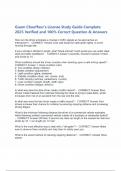 Guam Chauffeur's License Study Guide Complete 2025 Verified and 100&percnt; Correct Question & Answers