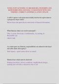 NCREL POST LICENSING 301 BROKER RELATIONSHIPS AND  RESPONSIBILITIES &lpar;2025&sol;2026&rpar; &vert; 34 QUESTIONS WITH 100&percnt; VERIFIED CORRECT ANSWERS &vert; &vert; LATEST UPDATE