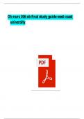 OB NURS 306 OB Final Study Guide&period;