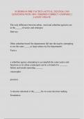 SUBURBAN FIRE TACTICS &lpar;ACTUAL 2025&sol;2026&rpar; &vert; 500  QUESTIONS WITH 100&percnt; VERIFIED CORRECT ANSWERS &vert; &vert;  LATEST UPDATE