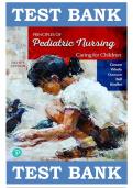 Test Bank for Principles of Pediatric Nursing&colon; Caring for Children 8th Edition by Kay Cowen&comma; Laura Wisely&comma; Robin Dawson & Jane Ball &comma; ISBN&colon; 9780136859840 &vert;All Chapters Verified&vert; Guide A&plus;