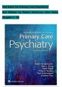 TEST BANK For Primary Care Psychiatry 2nd Edition by Robert McCarron&comma; Glen Xiong 9781496349217 Chapters 1 - 26 Complete Guide&period;