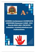 COM1514 Assignment 1 &lpar;COMPLETE ANSWERS&rpar; Semester 1 2025 - DUE March 2025