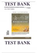 Test Bank for Biochemistry&colon; Concepts and Connections 1st Edition by Dean R&period; Appling&comma; Spencer J&period; Anthony-Cahill & Christopher K&period; Mathews &vert;ISBN&colon; 9780321839923&vert; Guide A&plus;
