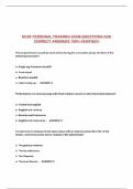 NCSF PERSONAL TRAINING EXAM QUESTIONS AND CORRECT ANSWERS 100&percnt; VERIFIED&excl;&excl;