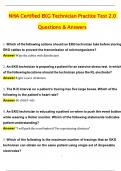 NHA Certified EKG Technician Practice test 2&period;0 &lpar;Latest 2026 &sol; 2027 Update&rpar; Questions and Verified Answers &vert; 100&percnt; Correct &vert; Grade A&plus;