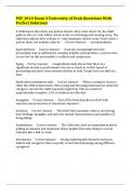 PSY 1010 Exam 3 University of Utah Questions With Perfect Solutions