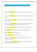 ALGEBRA 1 TEST QUESTIONS WITH THE LATEST SCORE