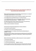 FINANCIAL REPORTING AND ANALYSIS EXAM WITH COMPLETE SOLUTIONS 100&percnt; VERIFIED 2025&excl;&excl;