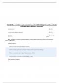 SCS 285 Research Literacy in Social Sciences 7-0 CYK 100&percnt; &lpar;Attempt Score 5 &sol; 5&rpar; Southern New Hampshire University