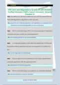 DPR Laws and Regulations Questions with Detailed  Verified Answers &lpar;100&percnt; Correct Answers&rpar; &sol;Already  Graded A&plus;