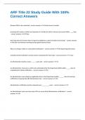 ARF Title 22 Study Guide With 100&percnt; Correct Answers