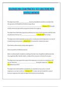 COLORADO NHA EXAM PRACTICE TEST QUESTIONS WITH VERIFIED ANSWERS