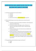 ILLINOIS NURSING HOME ADMINISTRATORS PRACTICE EXAM QUESTIONS WITH COMPLETE SOLUTIONS