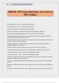 ARDMS- SPI Exam Questions And Answers 2025 Update&period;