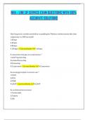 NHA - LINE OF SERVICE EXAM QUESTIONS WITH 100&percnt; ACCURATE SOLUTIONS
