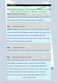Final CPSA Questions with Detailed Verified Answers  &lpar;100&percnt; Correct Answers&rpar; &sol;Already Graded A&plus;
