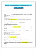NURSING HOME ADMINISTRATOR EXAM QUESTIONS WITH CORRECT ANSWERS&period;
