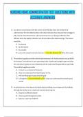 NURSING HOME ADMINISTRATOR TEST QUESTIONS WITH ACCURATE ANSWERS&period;