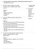 Zscaler EDU 200 - Essentials - ZDTA Study Questions With Complete Solutions