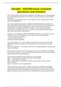 ZScaller - EDU200 Exam Complete Questions And Answers
