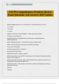 ATI PN Comprehensive Predictor Review Exam Questions And Answers 2025 Update&period;