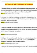 PHTLS Pre Test &lpar;Latest 2025 &sol; 2026 Update&rpar; Questions and Verified Answers &vert; 100&percnt; Correct &vert; Grade A&plus;