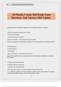 All Florida County Bail Bonds Exam Questions And Answers 2025 Update&period;