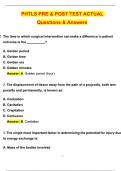 PHTLS Pre & Post Test Questions &lpar;Latest 2025 &sol; 2026 Update&rpar; Questions and Verified Answers &vert; 100&percnt; Correct &vert; Grade A&plus;